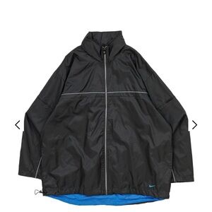 Nike Vintage Black Windbreaker Jacket Size XL